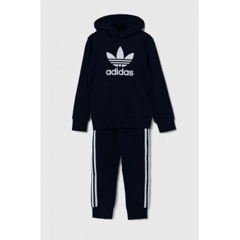 adidas Originals trening copii HOODIE SET culoarea albastru marin, IY4788