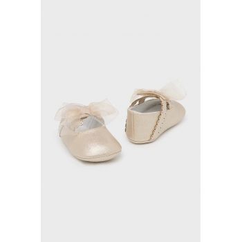 Mayoral Newborn pantofi pentru bebelusi culoarea bej, 9791