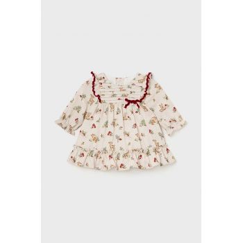 Mayoral Newborn rochie bebe culoarea rosu, mini, evazati, 2887