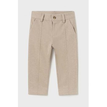 Mayoral pantaloni copii culoarea bej, neted, 2531