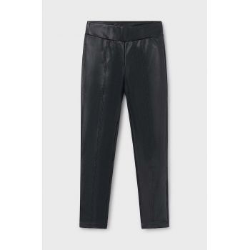 Mayoral pantaloni copii culoarea negru, neted, 7750