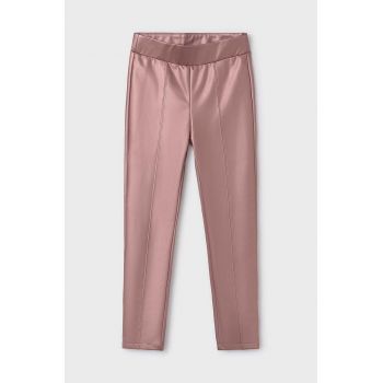 Mayoral pantaloni copii culoarea roz, neted, 7750