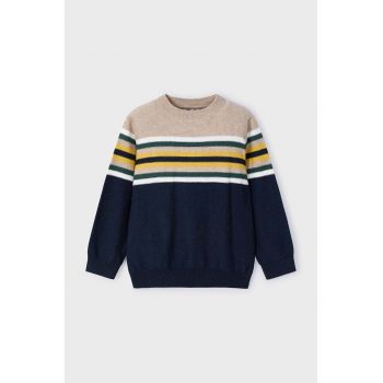 Mayoral pulover pentru copii din amestec de lana culoarea albastru marin, light, 4351