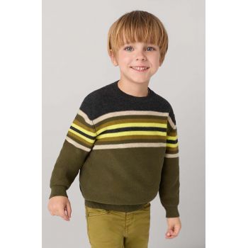 Mayoral pulover pentru copii din amestec de lana culoarea verde, light, 4351