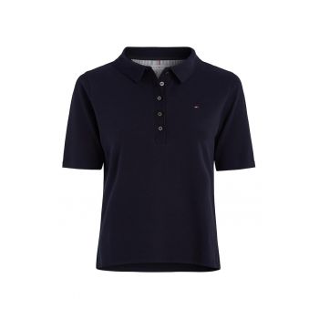 Tricou polo regular fit de bumbac organic