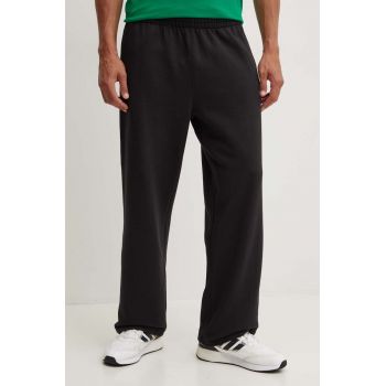 adidas Originals pantaloni de trening din bumbac culoarea negru, neted, IY2251