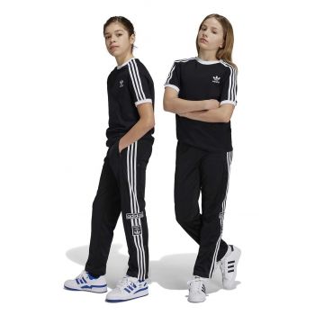 adidas Originals pantaloni de trening pentru copii ADI BREAK P culoarea negru, cu imprimeu, IY9773