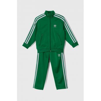 adidas Originals trening copii FIREBIRD culoarea verde, IY4803