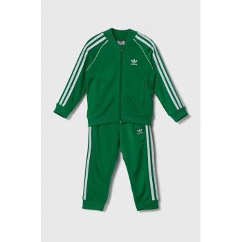 adidas Originals trening copii SST TRACKSUIT culoarea verde, IY4791