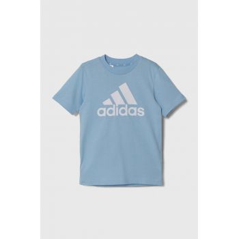 adidas tricou de bumbac pentru copii U BL TEE cu imprimeu, IX9570