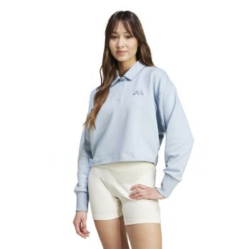 Bluza polo de trening cu maneci cazute