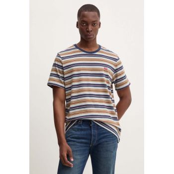 Levi's tricou din bumbac barbati, neted