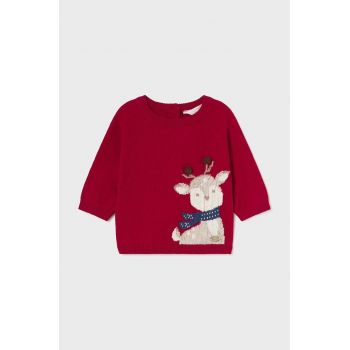 Mayoral Newborn pulover din amestec de lână pentru bebeluși culoarea rosu, light, 2306