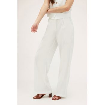 Pantaloni eleganti cu pliuri