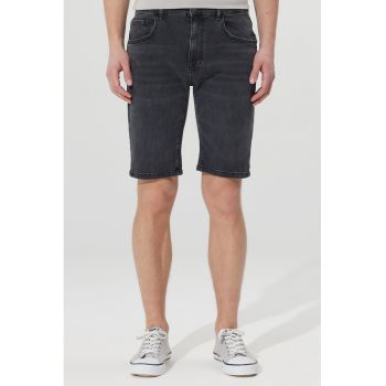 Pantaloni scurti de denim cu 5 buzunare