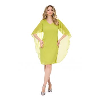 Rochie-capa cu decolteu in V