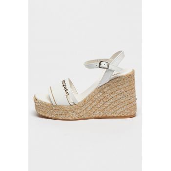 Sandale wedge de piele Gable