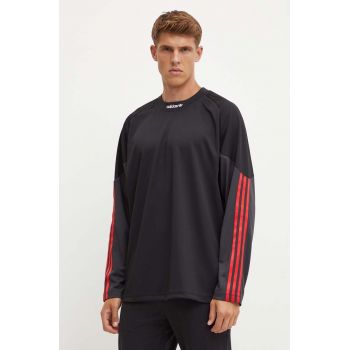 adidas Originals longsleeve barbati, culoarea negru, modelator, IX9640