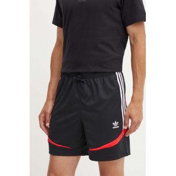 adidas Originals pantaloni scurti barbati, culoarea negru, IX9642