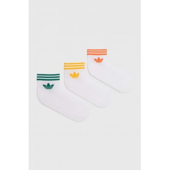 adidas Originals sosete 3-pack culoarea alb, IX7521