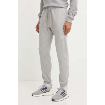 adidas pantaloni de trening ALL SZN culoarea gri, melanj, IY4148