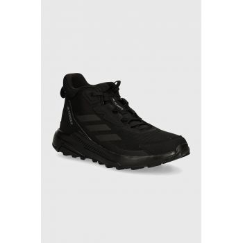 adidas TERREX pantofi Anylander Mid barbati, culoarea negru, IE1473