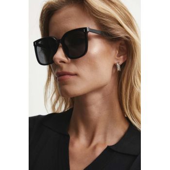 Answear Lab ochelari de soare femei, culoarea negru