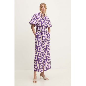 Answear Lab rochie culoarea violet, maxi, drept