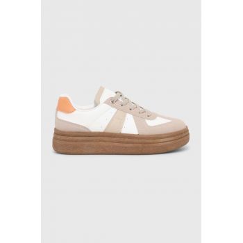 Answear Lab sneakers culoarea alb