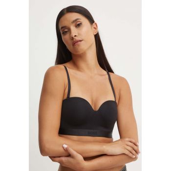 BOSS sutien culoarea negru, neted, 50520415