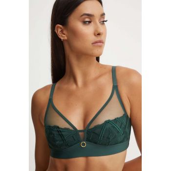 Chantelle sutien culoarea verde, neted, C21S20