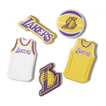 Jibbitz Crocs NBA LA Lakers 5 Pack