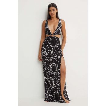 Karl Lagerfeld rochie de plaja culoarea negru, 245W2203