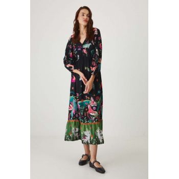 Medicine rochie maxi, evazati