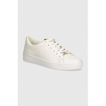 MICHAEL Michael Kors sneakers din piele Keaton culoarea alb, 43S4KTFS1L 740