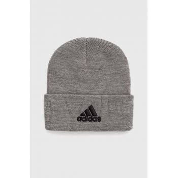 adidas caciula culoarea gri, din tricot gros, IY7665 ieftina