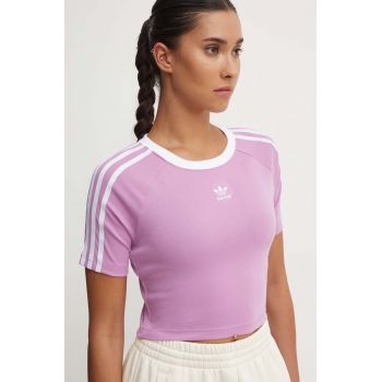 adidas Originals tricou femei, culoarea roz, IY4753