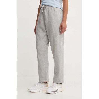 adidas pantaloni de trening All SZN culoarea gri, melanj, IY6751