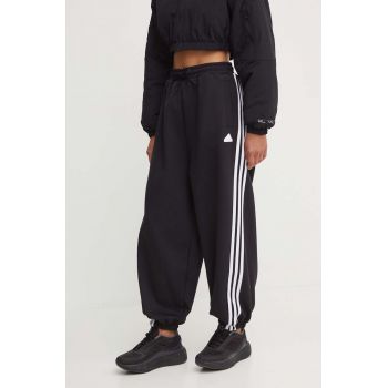 adidas pantaloni de trening Future Icons culoarea negru, modelator, IV7510