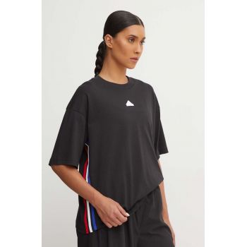 adidas tricou din bumbac Express femei, culoarea negru, IX3740