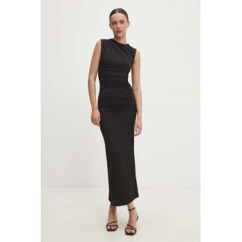 Answear Lab rochie culoarea negru, maxi, mulata