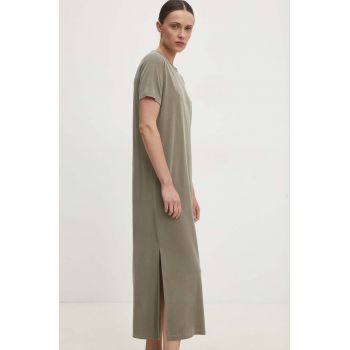 Answear Lab rochie culoarea verde, midi, drept