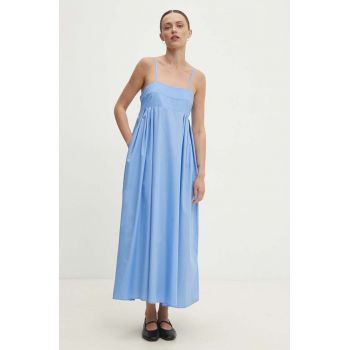 Answear Lab rochie din bumbac maxi, evazati