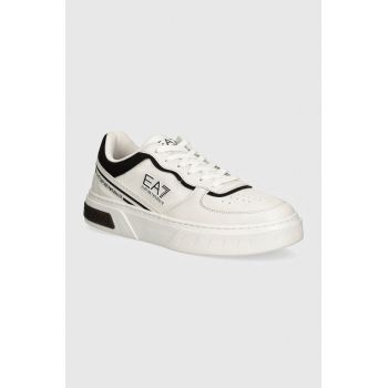 EA7 Emporio Armani sneakers culoarea alb, XK374.X8X173