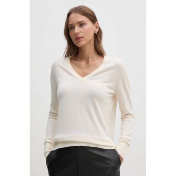 Gant pulover femei, culoarea bej, light, 4803187