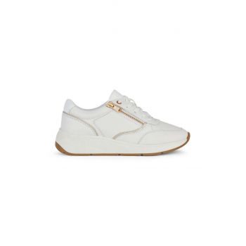 Geox sneakers din piele D CRISTAEL culoarea alb, D45MXE 00085 C1000