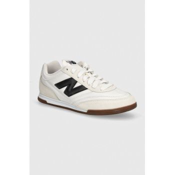 New Balance sneakers din piele RC42 culoarea alb, URC42LA