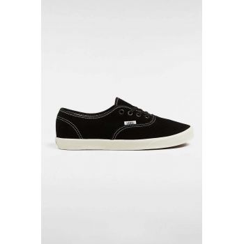 Vans tenisi din piele intoarsa Authentic Lowpro culoarea negru, VN000D04BA21