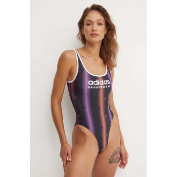 adidas costum de baie dintr-o bucată Tiro culoarea negru, cupa moale, IL7987