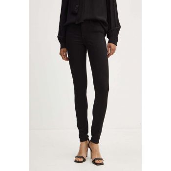 Armani Exchange jeansi femei, culoarea negru, 8NYJ01 Y3TCZ